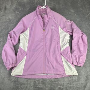 Under Armour Jacket Womens‎ Large Pink Performance Golf Wear Troon North Zip Up